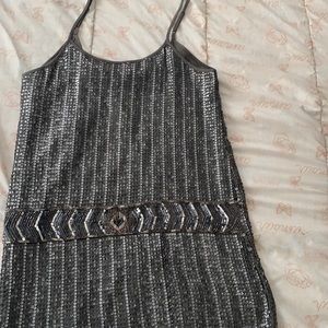 Cute Mini Silver Dress